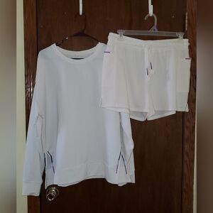 Balance Collection Set Pullover Shorts Ivory Sz Xl